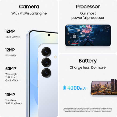 Samsung Galaxy S25 5G 128GB - Icy Blue (Unlocked)