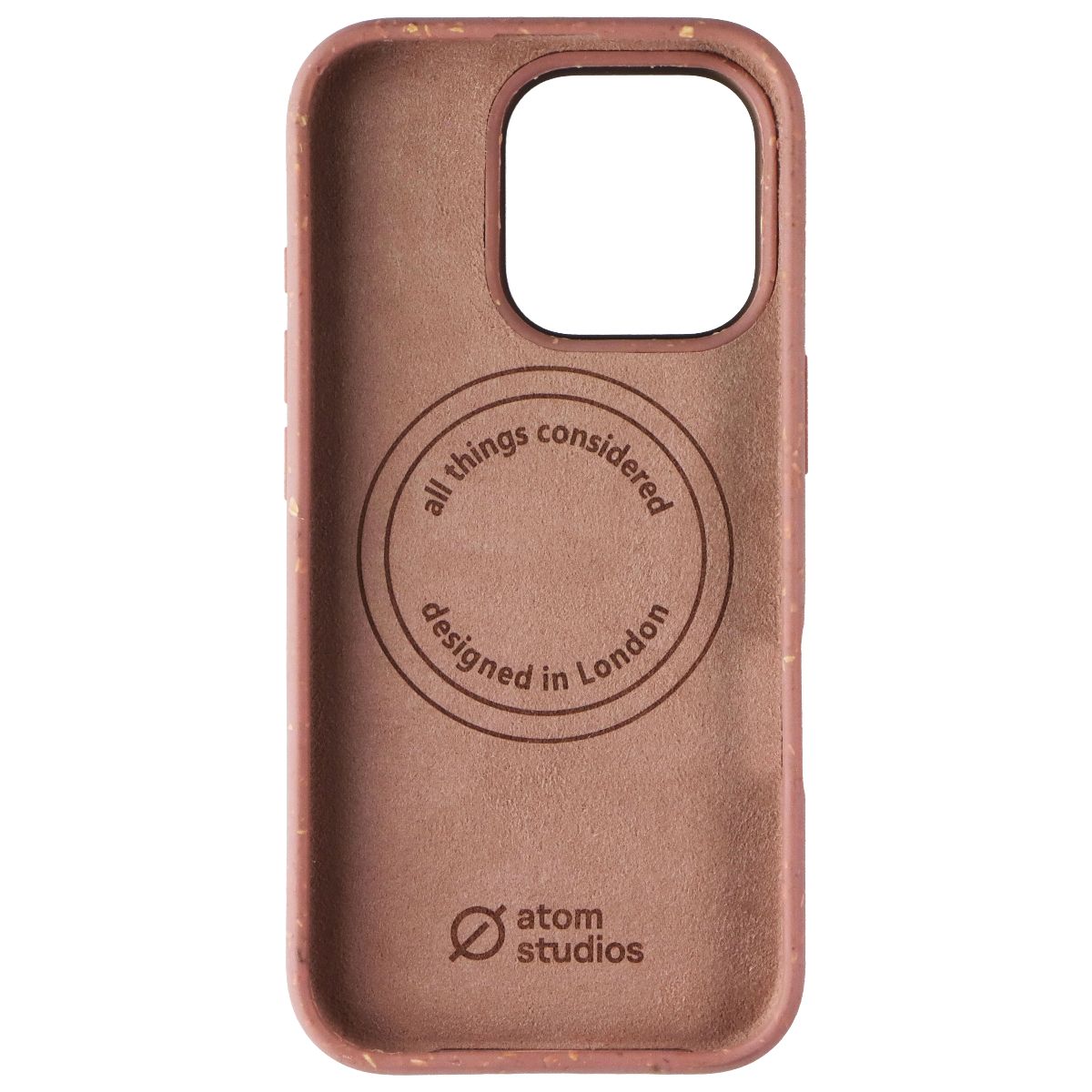 Atom Studios Split Wood Fiber Case for MagSafe for Apple iPhone 16 Pro - Taupe (3)