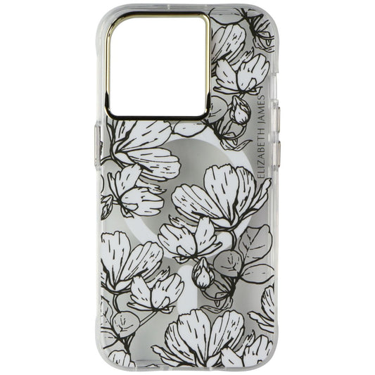Elizabeth James Case for MagSafe for iPhone 15 Pro - Sunday in Soho Clear/Gold (2)