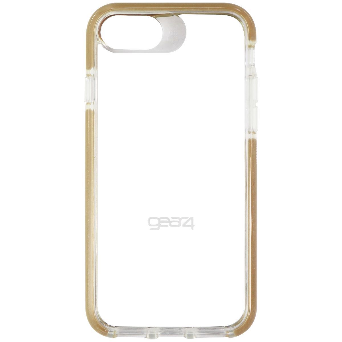 ZAGG Piccadilly Series Hybrid Case for Apple iPhone 8 and 7 - Clear/Gold border (2)
