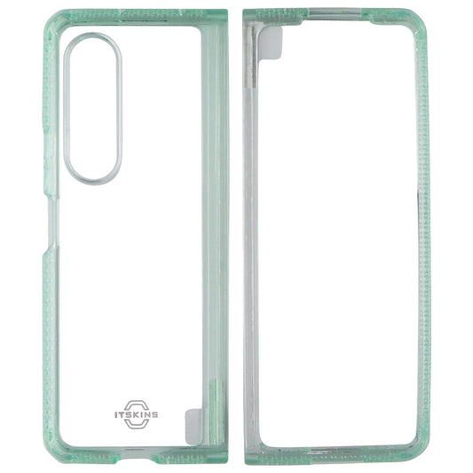 iTSKINS Hybrid R // Clear Case for Samsung Galaxy Z Fold3 5G - Green/Clear - New (2)
