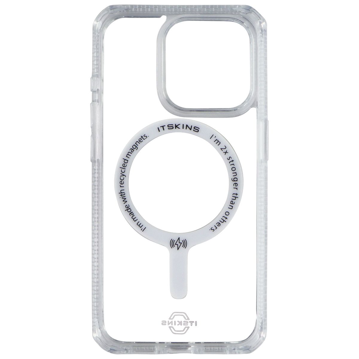 ITSKINS Hybrid__R Clear Series Case for MagSafe for Apple iPhone 15 Pro - Clear (3)