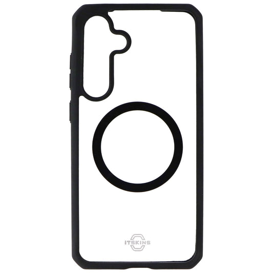 ITSKINS Hybrid_R // Solid Case for Samsung Galaxy S24 Plus - Black / Transparent (2)