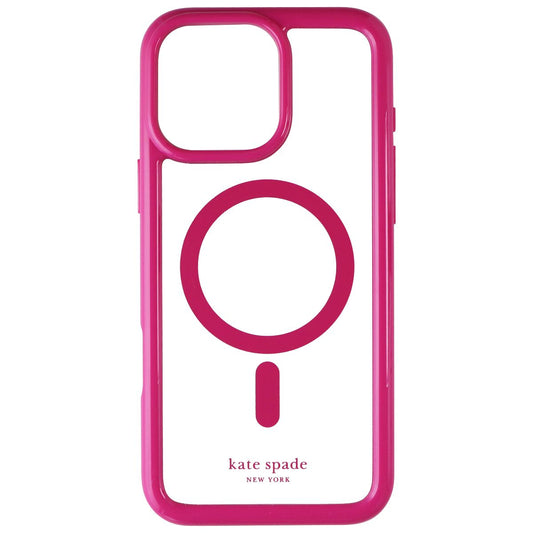 Kate Spade Ultra Protective Case for MagSafe for iPhone 16 Pro Max - Pink/Clear (2)
