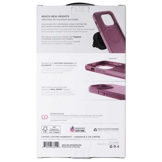 Nimbus9 Alto 2 Series Case for MagSafe for Apple iPhone 16 Pro Max - Pink - New (2)