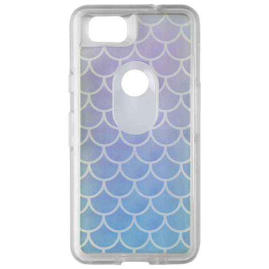 OtterBox Symmetry Series Hybrid Case for Google Pixel 2 - Clear/Blue Scales (2)