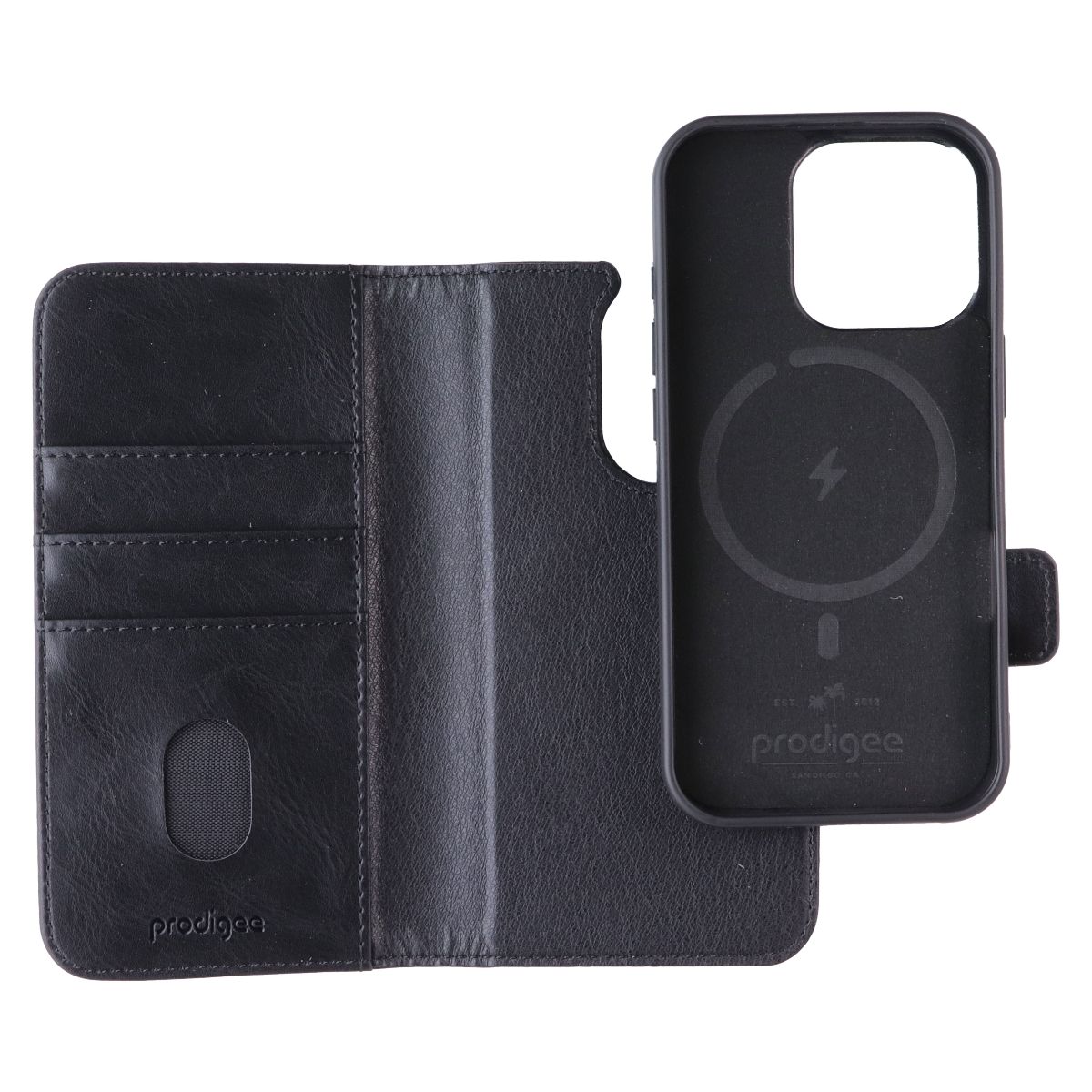 Prodigee Folio Mag Wallet MagSafe Case for Apple iPhone 16 Pro - Black - New (3)