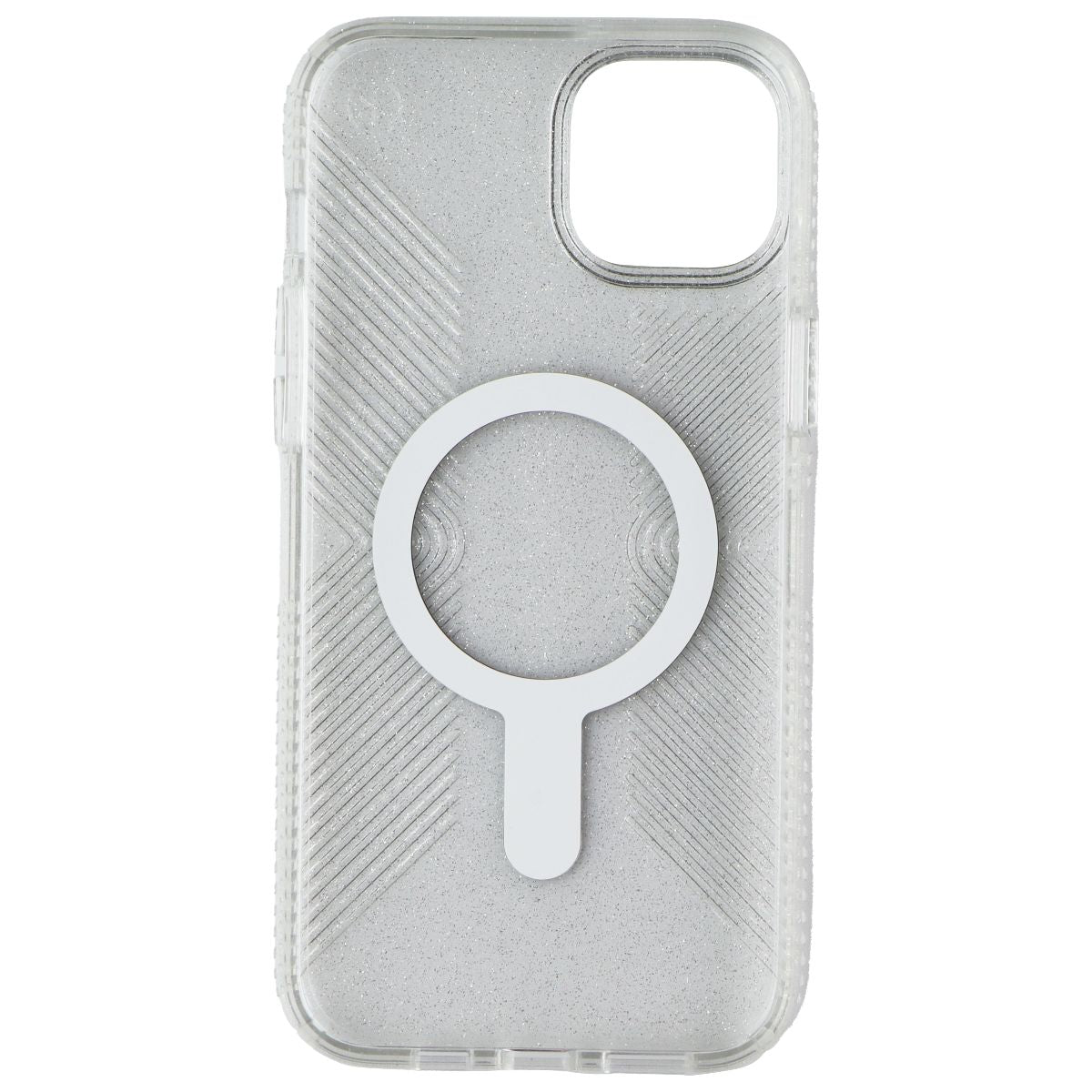 Speck Presidio w/ Click Lock for MagSafe iPhone 15 Plus/14 Plus - Clear/Glitter (3)