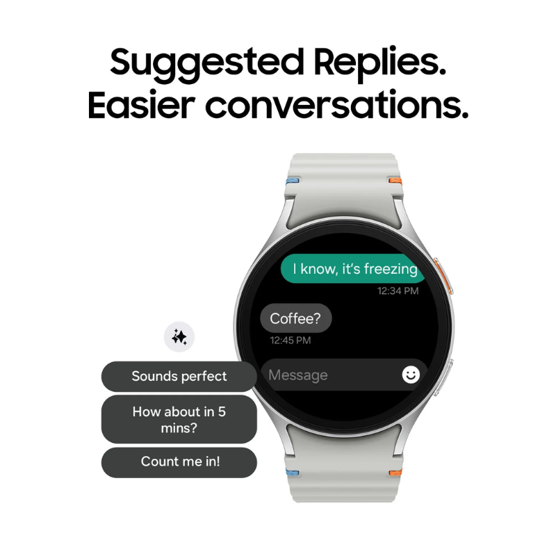 Samsung Galaxy Watch 7 44MM (GPS + Cellular) - Silver Aluminum