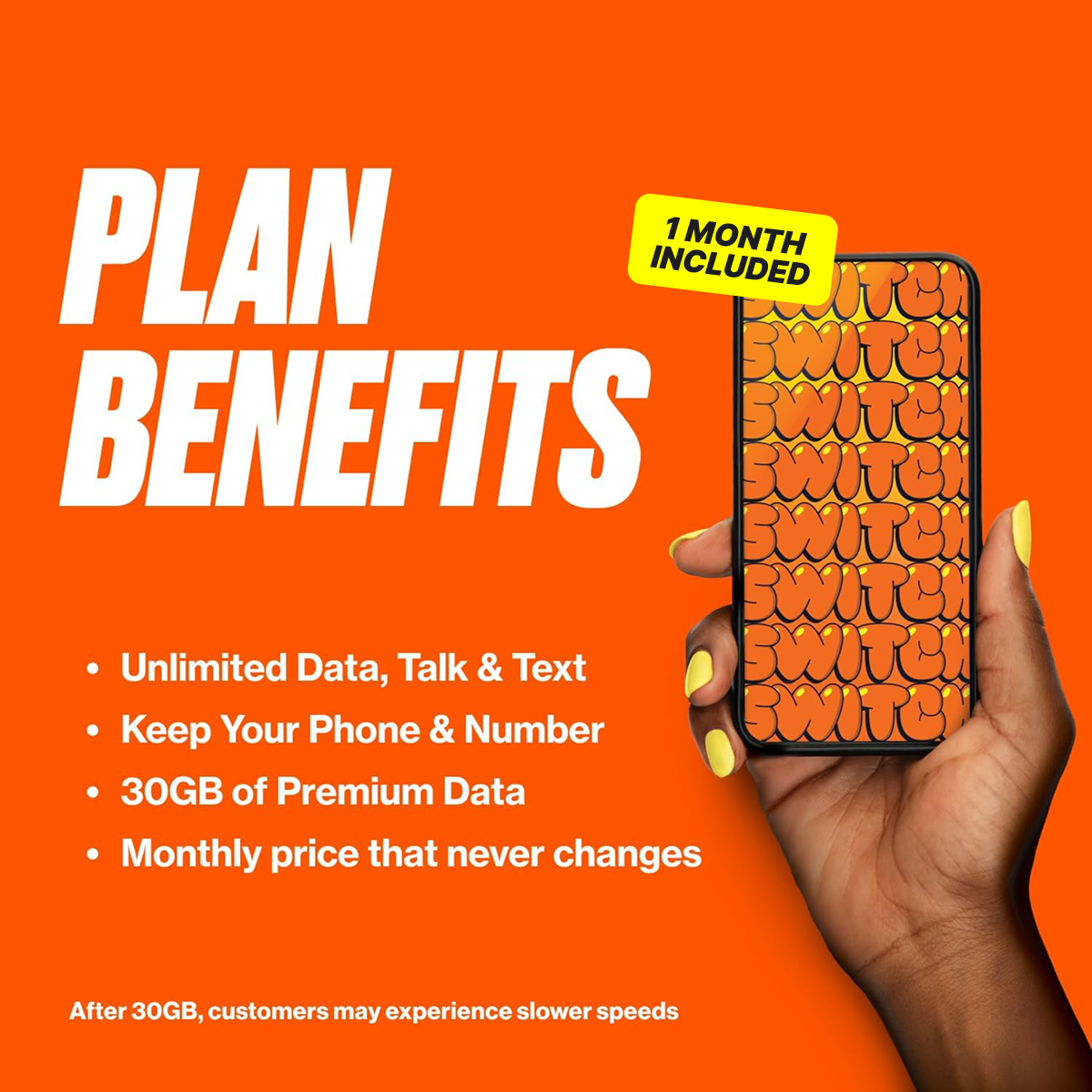 Boost Mobile $25/mo Forever Unlimited Plan (with Auto-Pay) eSIM Kit - Unlimited Talk, Text & Data - First Month Included