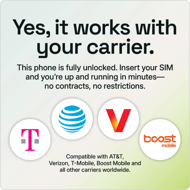 Unlocked for all carriers including Boost Mobile