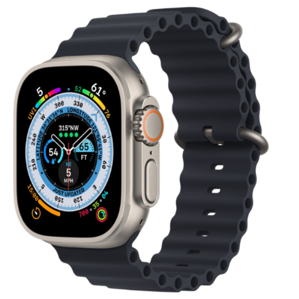Apple Watch Ultra 49MM - Includes Black Sport Band – Plug Apple Watch Ultra 49MM - Includes Black Sport Band – Plug