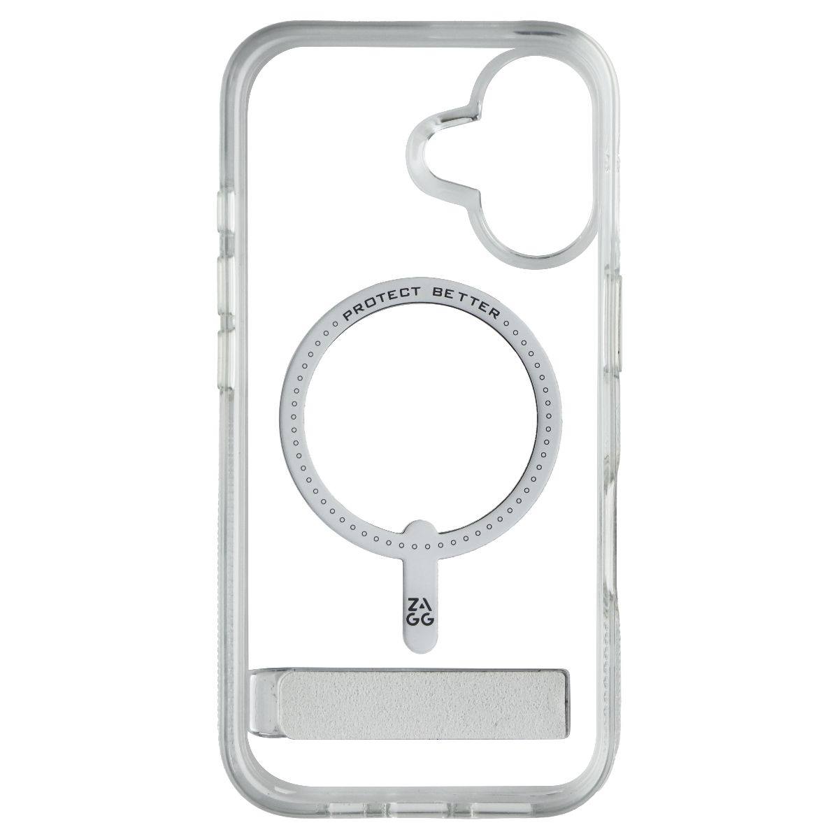 ZAGG Crystal Palace Snap Kickstand Case for MagSafe for Apple iPhone 16 - Clear (3)