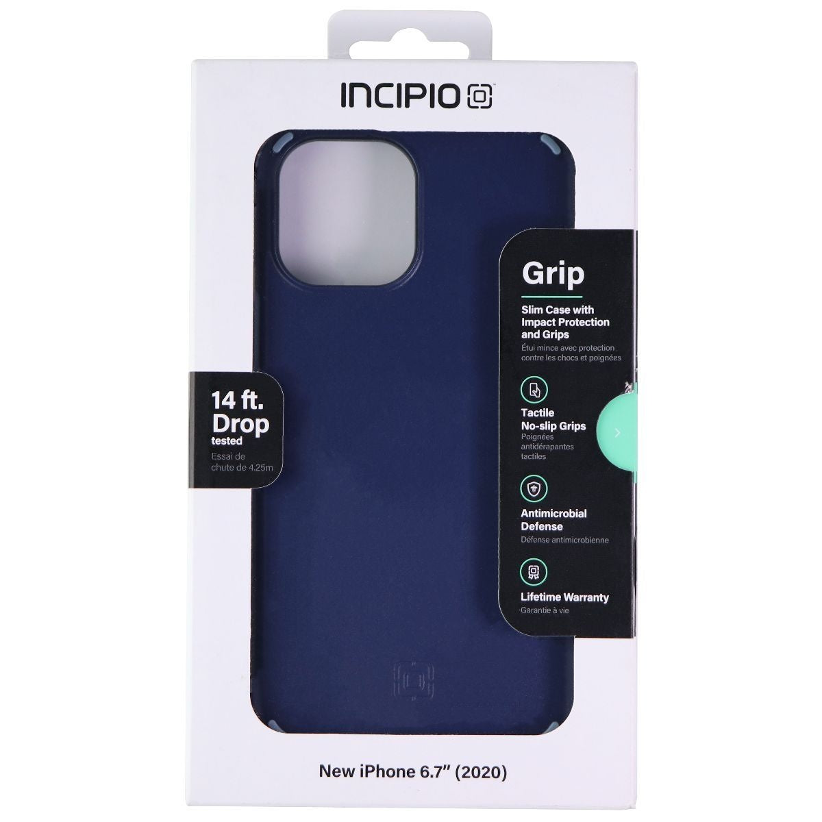 Incipio Grip Series Case for Apple iPhone 12 Pro Max - Insignia Blue (4)