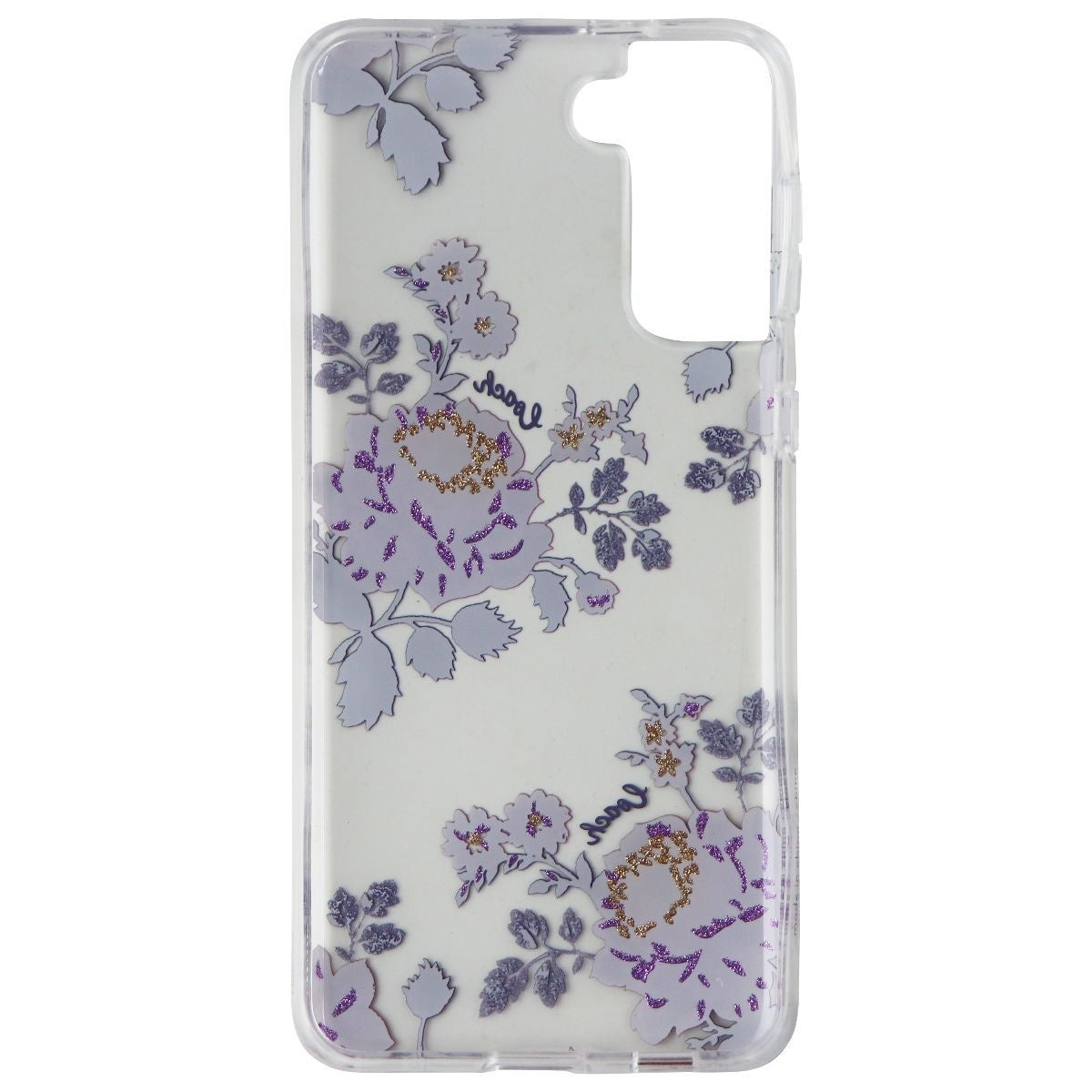 Coach Protective Case for Samsung Galaxy (S21+) 5G - Moody Floral Purple / Clear (3)