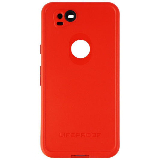 LifeProof FRE Series Waterproof Case Cover for Google Pixel 2 - Red/Gray (2)