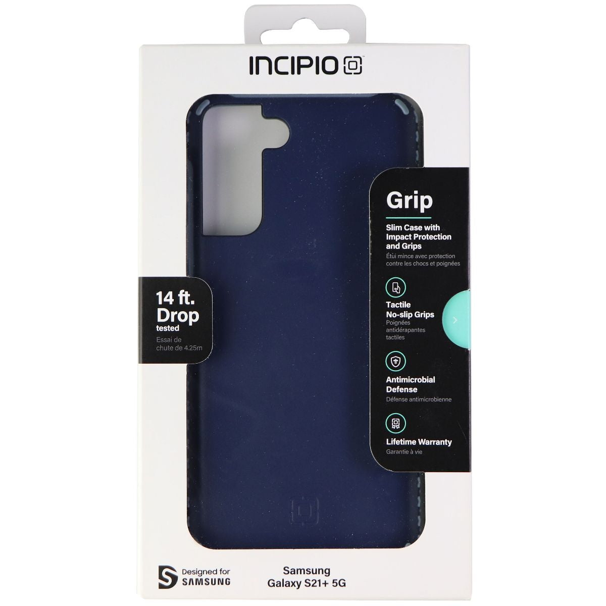 Incipio Grip Series Hard Case for Samsung Galaxy (S21+) - Midnight Blue (4)