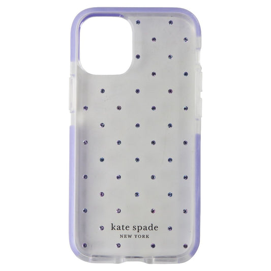 Kate Spade Defensive Hardshell Case for iPhone 12 Mini - Pin Dot Gems / Lilac (2)