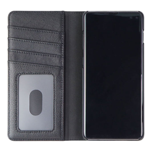Case-Mate Wallet Folio Phone Case for Samsung Galaxy S10+ (Plus) - Black Leather (2)