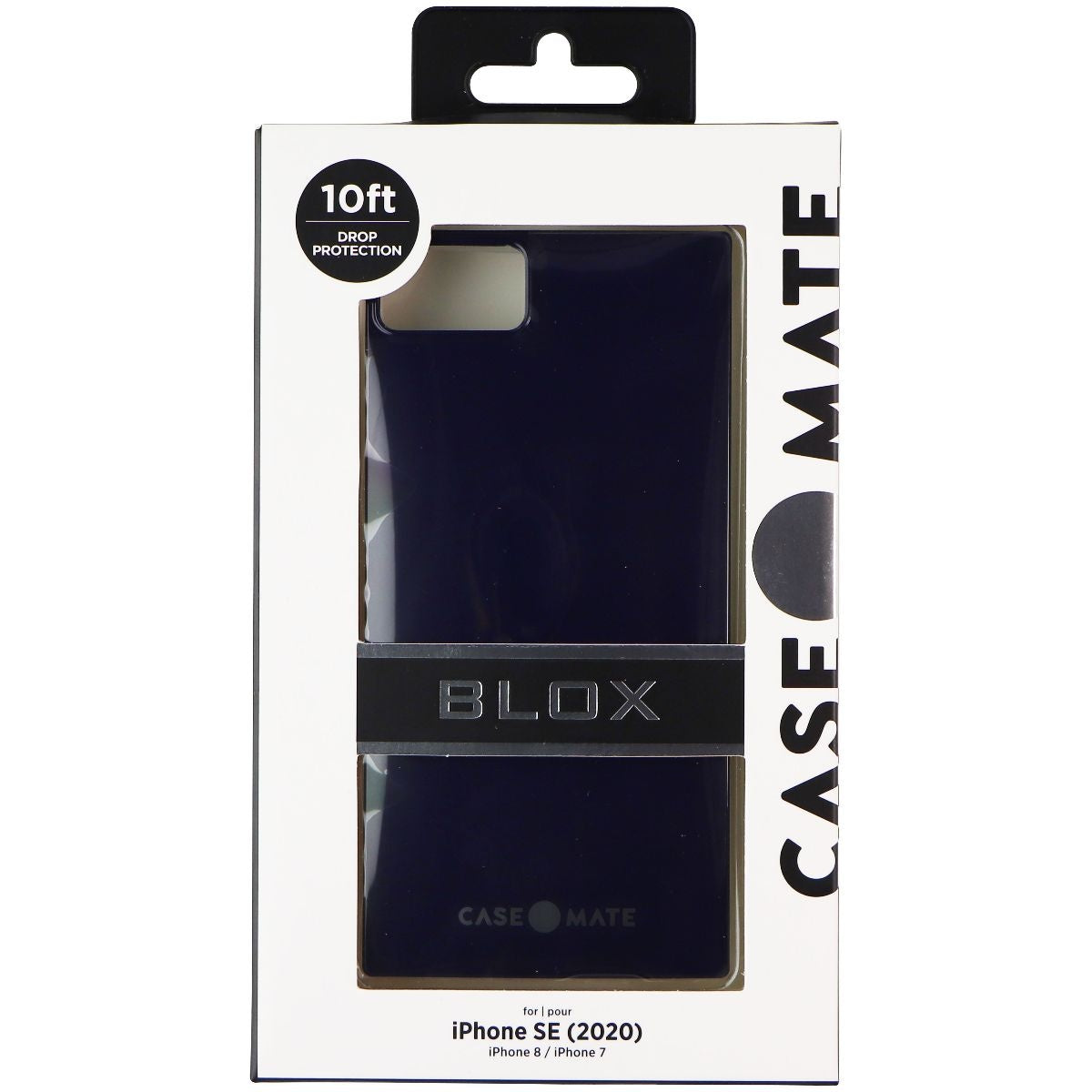 Case-Mate BLOX Hard Case for Apple iPhone SE (3rd/2nd Gen)/8/7 - Dark Blue Navy (4)