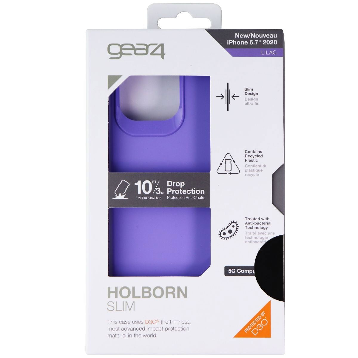 ZAGG Holborn Slim Series Case for Apple iPhone 12 Pro Max - Lilac Purple (4)