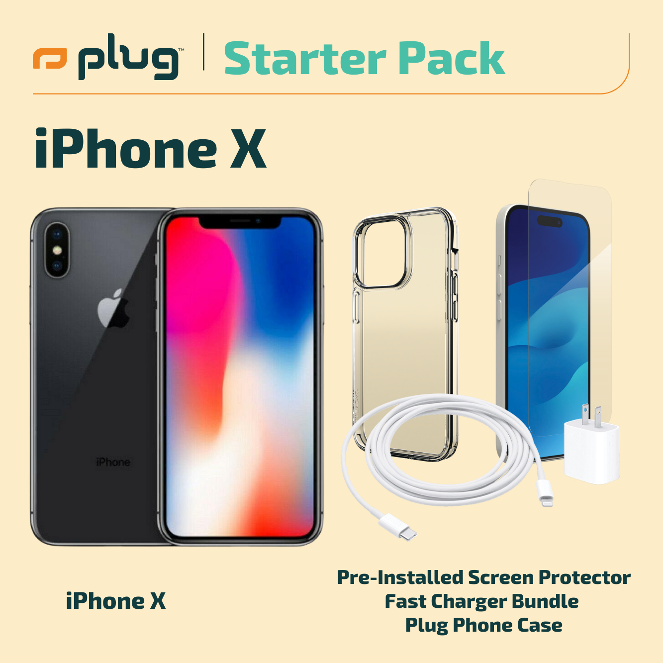 Apple iPhone X XR XS XS Max 64GB 128GB 256GB - Unlocked
