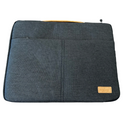 Plug 15.6-Inch Premium Laptop Mac Sleeve, Protective Case with Zipper - Gray
