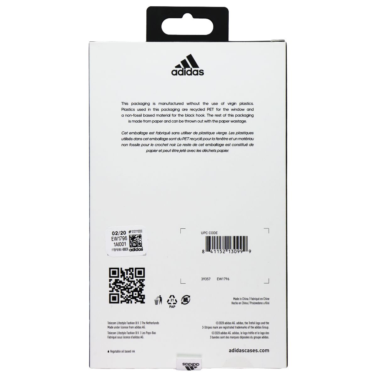Adidas Eco-Friendly Protective Case for Apple iPhone 11 Pro Max - Purple (2)