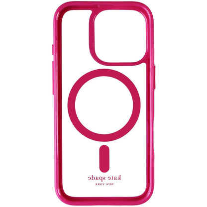 Kate Spade Ultra Protective Case for MagSafe for iPhone 16 Pro - Pink/Clear (3)