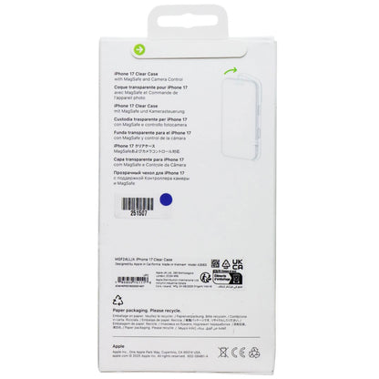 Apple Official Clear Case for MagSafe with Camera Control for iPhone 17 - Clear (5)
