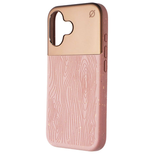 Atom Studios Split Wood Fiber Case for MagSafe for Apple iPhone 16 - Taupe