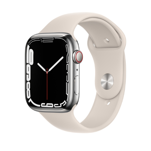 Apple Watch Series 7 41MM Plata Acero Inoxidable (GPS + Cellular)
