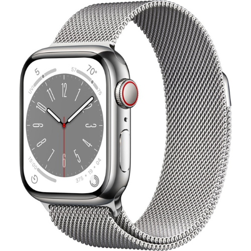 Apple Watch Series 8 41MM (GPS + Cellular) - Acero inoxidable plateado