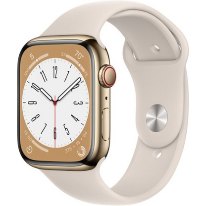 Apple Watch Series 8 45MM (GPS + Cellular) - Gold Stainless Steel