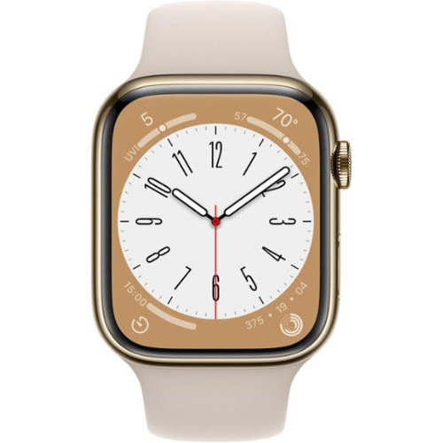 Apple Watch Series 8 41MM (GPS + Cellular) - Acero inoxidable dorado