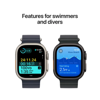 Apple Watch Ultra 2 49MM (Cellular + GPS) Black Titanium + Black Ocean Band