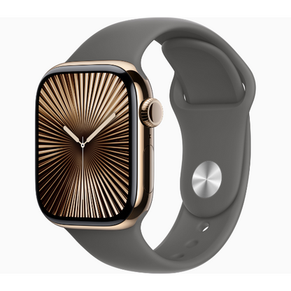 Apple Watch Series 10 42MM (GPS + Cellular) - Gold Titanium – Plug Apple Watch Series 10 42MM (GPS + Cellular) - Gold Titanium – Plug