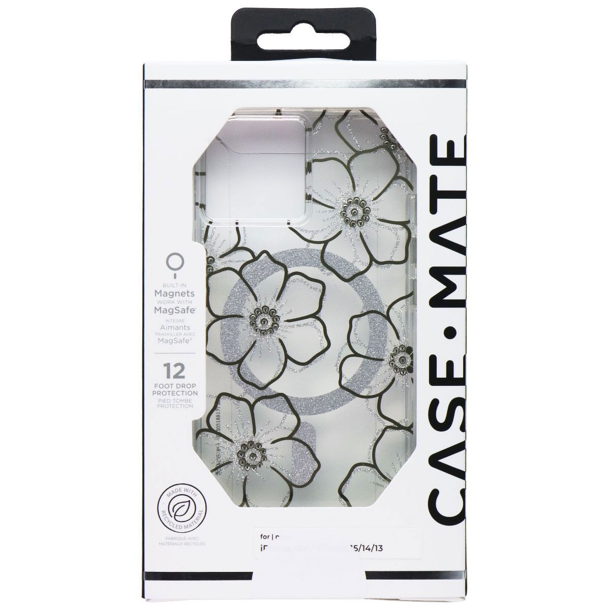 Case-Mate Case for MagSafe for Apple iPhone 16e/15/14/13 - Floral Gems (4)