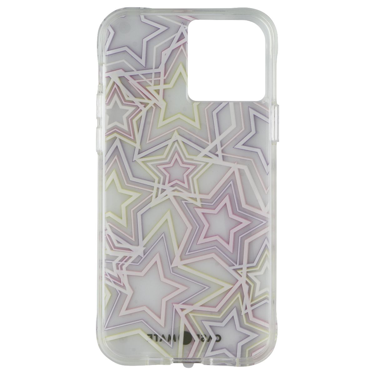 Case-Mate Hardshell Case for Apple iPhone 12 / iPhone 12 Pro - Neon Stars/Clear (3)