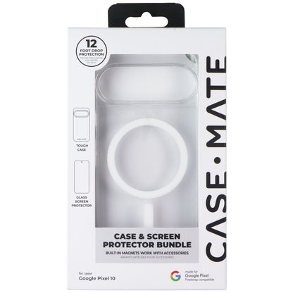 Case-Mate Bundle (Magnetic Tough Case/Screen) for Google Pixel 10 - Clear (8)