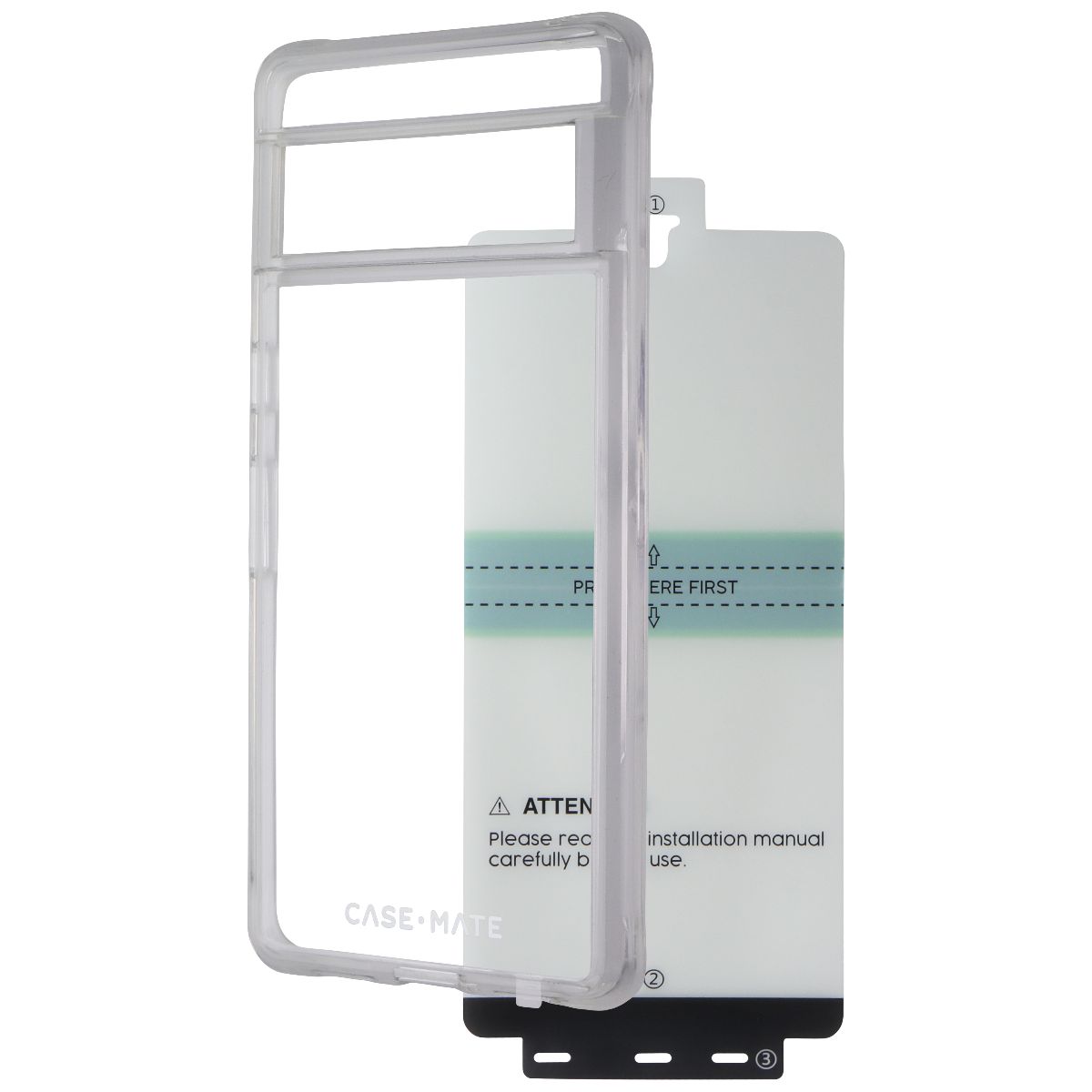 Case-Mate Tough Protection Pack Case and Screen for Google Pixel 7 Pro - Clear