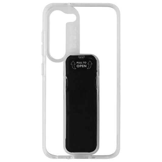 CLCKR Stand + Grip Series Case for Samsung Galaxy S23 - Clear/Black (2)