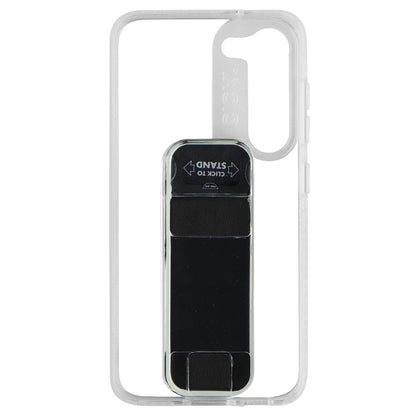 CLCKR Stand + Grip Series Case for Samsung Galaxy S23 - Clear/Black (3)