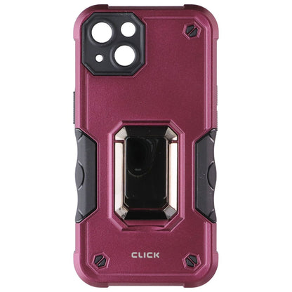 Click Pro Series Case with Kickstand for Apple iPhone 13 - Burgundy (2)