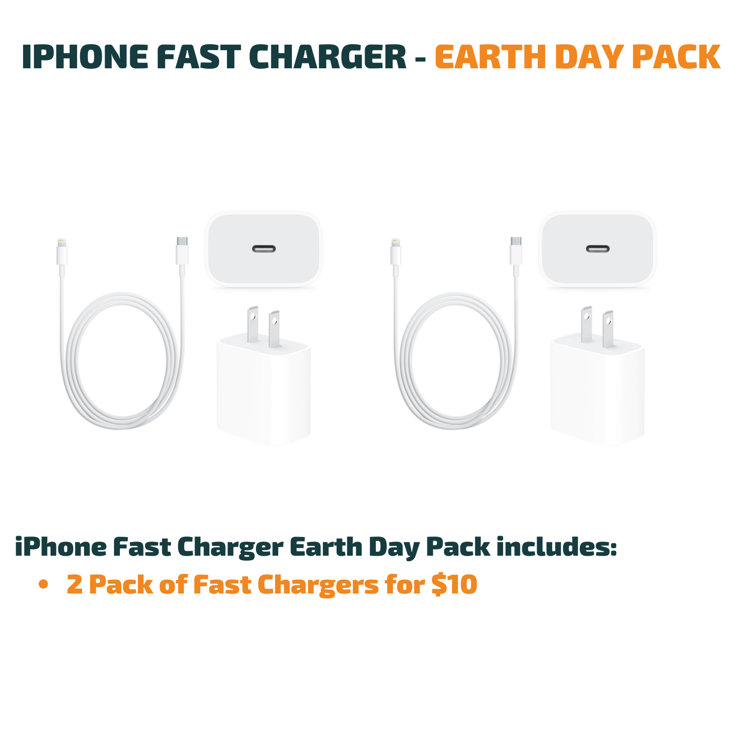 Phone Fast Charger - Earth Day Pack
