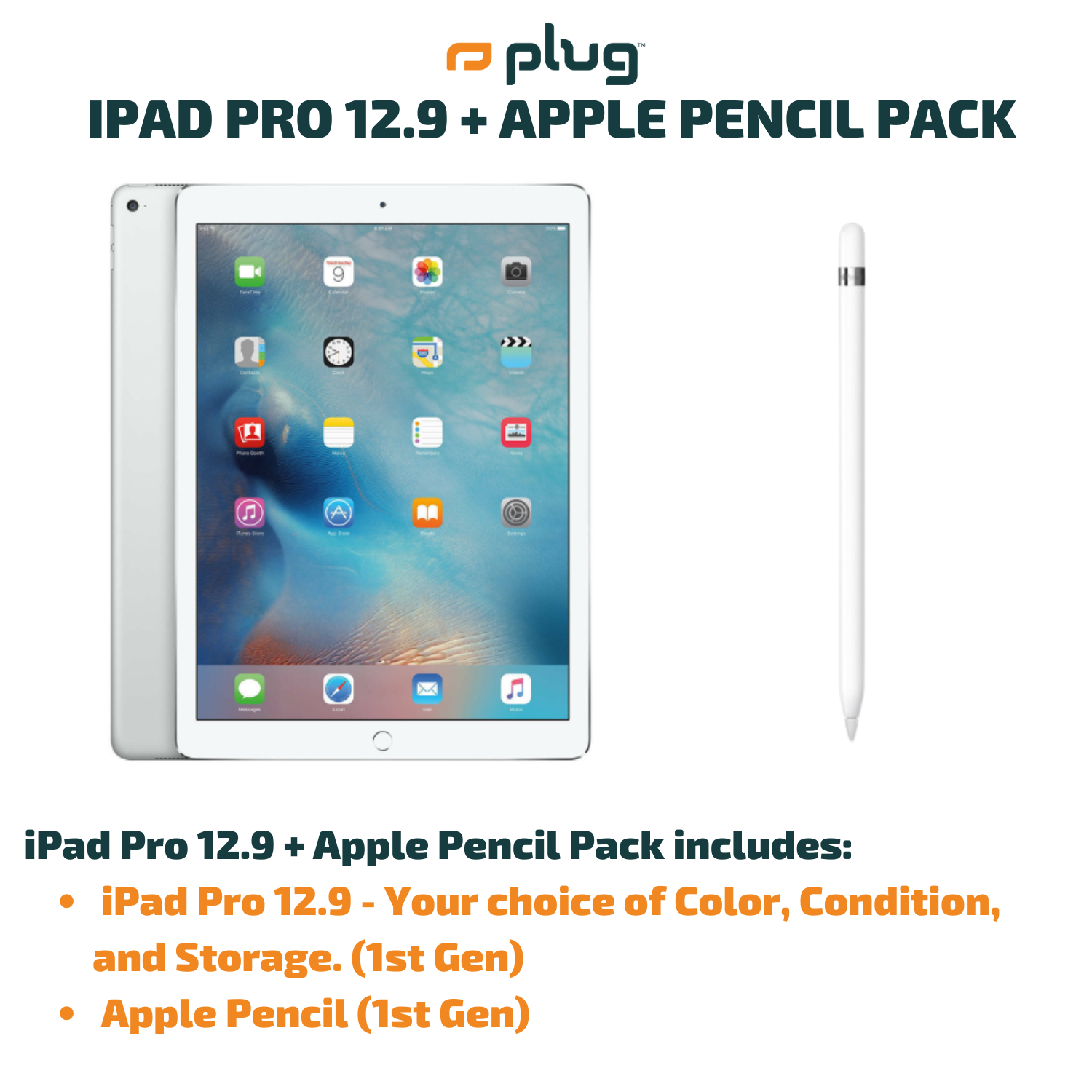 iPad Pro 12.9 + Apple Pencil Pack