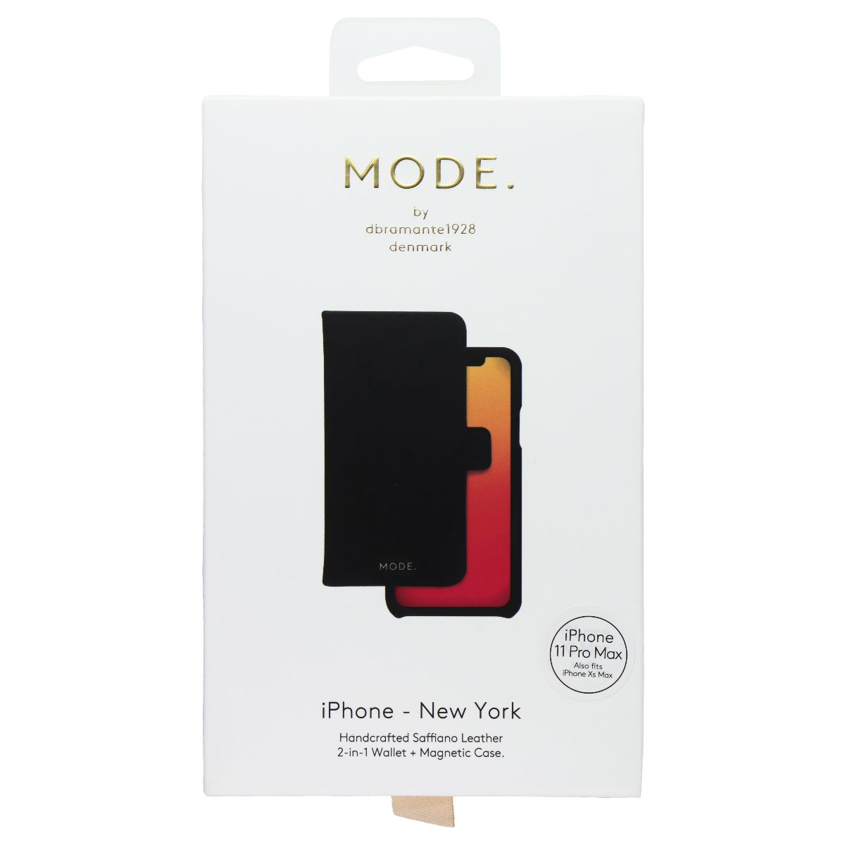 Mode. Folio Wallet w/  Case for Apple iPhone 11 Pro Max - Black