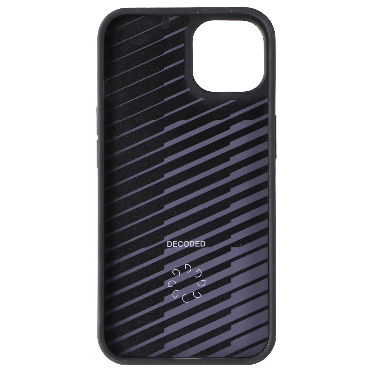 Decoded Back Cover Made with Nike Grind for Apple iPhone 13 - Black / Gray (3)