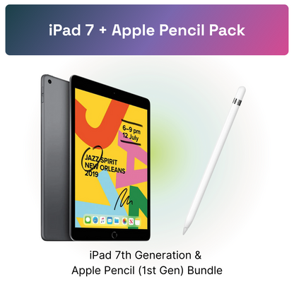 iPad 7th + Apple Pencil Pack – Plug iPad 7th + Apple Pencil Pack – Plug