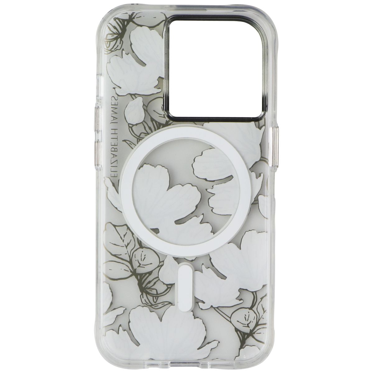 Elizabeth James Case for MagSafe for iPhone 15 Pro - Sunday in Soho Clear/Gold (3)